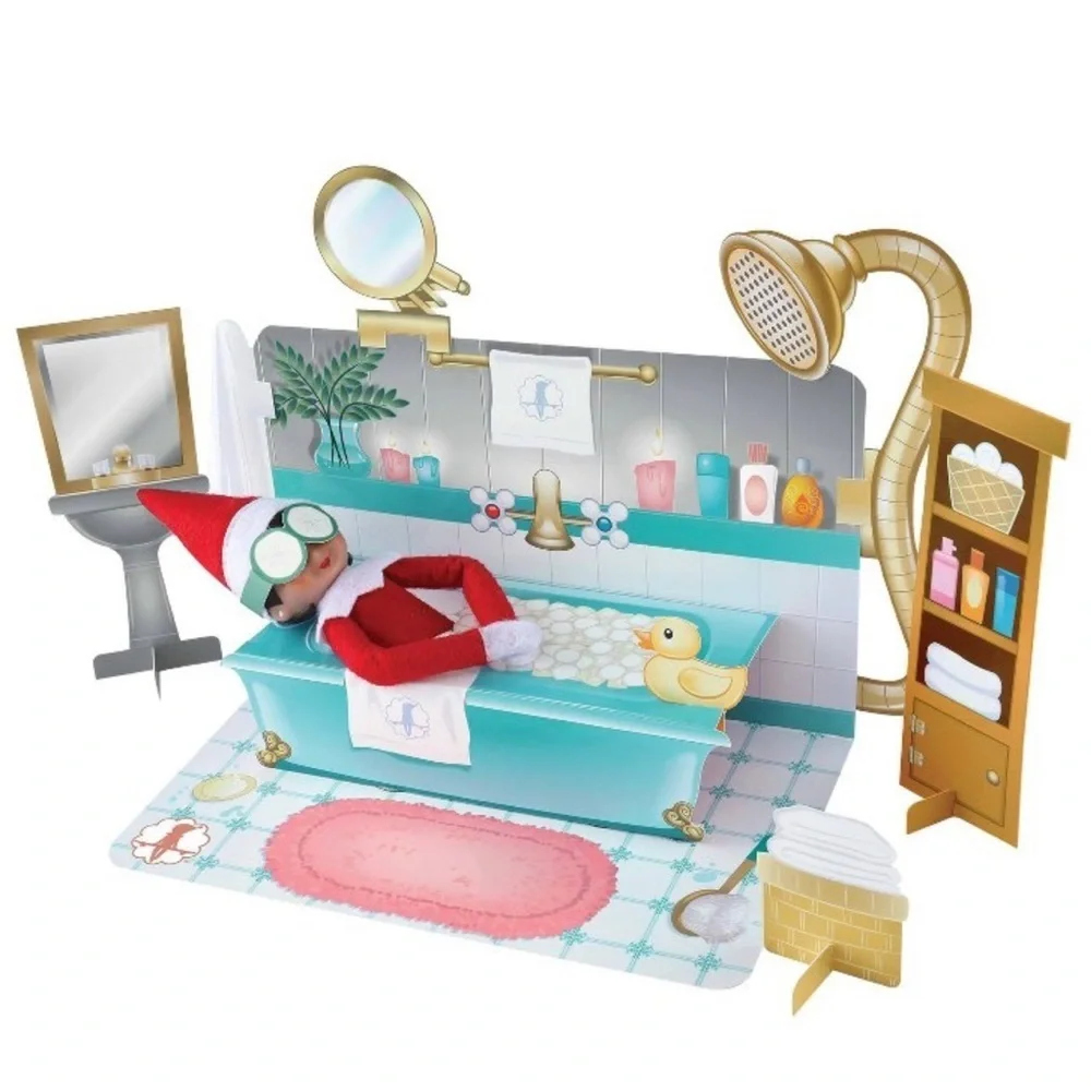 NWT elf on the shelf Insta-Moments Pop-Ups 3 pack Rock star donut shop